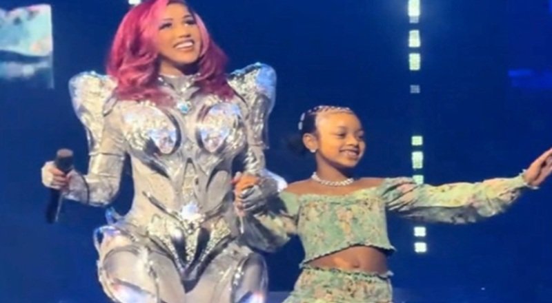 Cardi B Blends Motherhood and Stardom as Daughter Kulture Steps Onstage in San Francisco