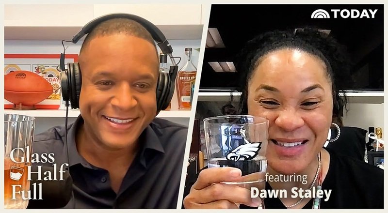 Dawn Staley has become a powerhouse women's college basketball coach. She has turned South Carolina into a dynasty. On The Today Show's Glass Half Full podcast, Staley discussed her legacy and why she has turned down WNBA coaching jobs.